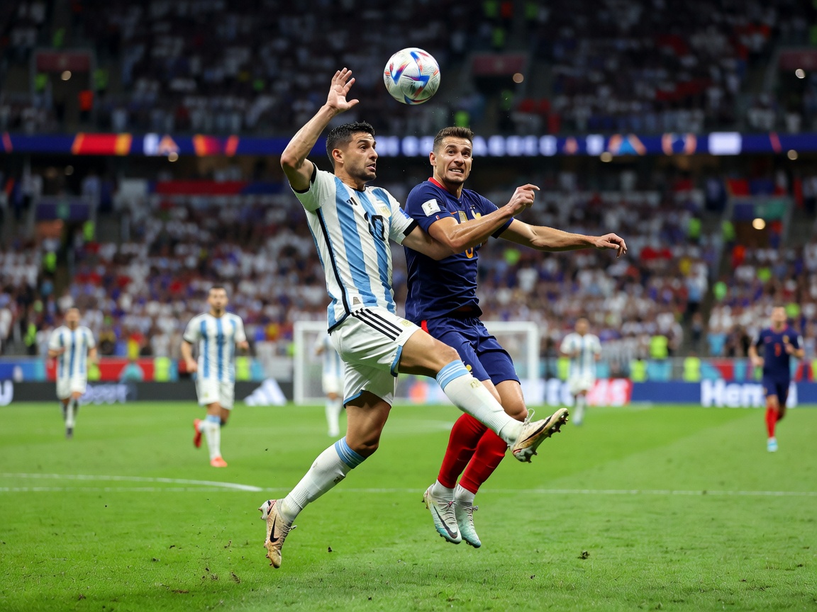 Argentina vs France final match action