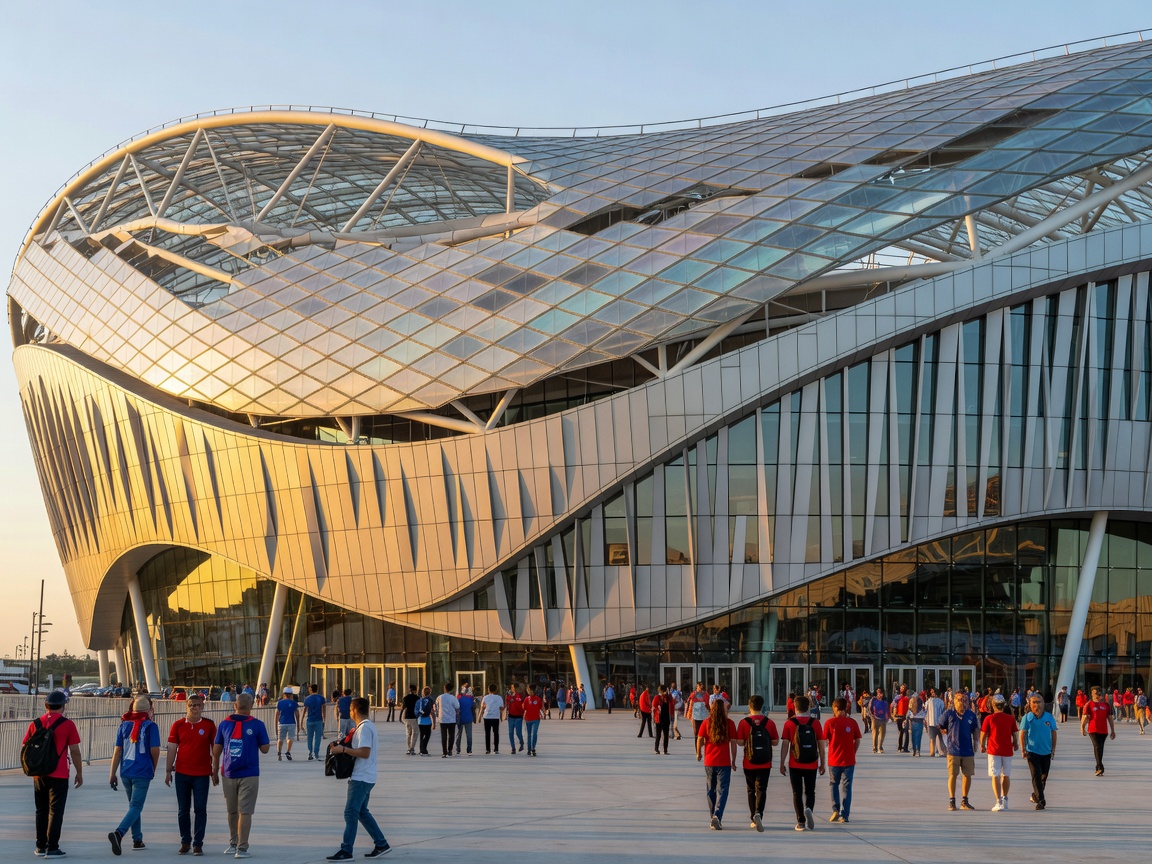 World Cup host stadium exterior